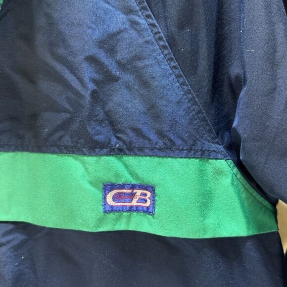 Vintage CB Sports Jacket with Pockets Men's Medium Lightweight Shell Windbreaker - Picture 3 of 9